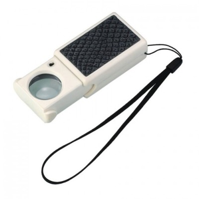 Nikula-Mücevherler, Ve Para Kontrol,için 45x25mm ışıklı,mor ışıklı Cepte Taşımalı Büyüteç