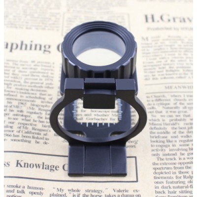 Nikula-Tekstilciler Için  Kumaş Kontrolü Büyüteç,katlanan, Metal 15x Büyütme