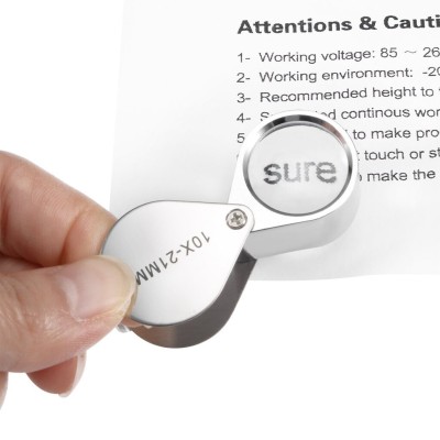 Nikula 10X21 Full Çelik Kaplı Büyüteç Lüp