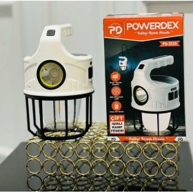 Powerdex PD-3535 Çift Işıklı Solar Şarjlı Kamp Lambası - PD-3535