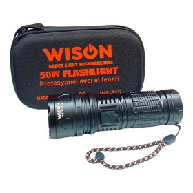 Wison WS-315 50W Profesyonel Zoomlu Şarjlı El Feneri -