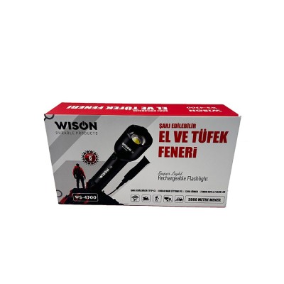 Wison Ws-4300 Zoomlu Taktil El Feneri