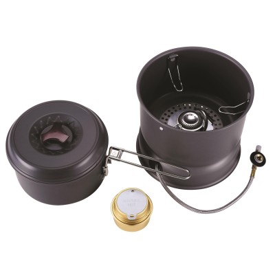 FreeCamp Gaz Ocaklı Portatif Yemek Seti