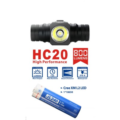 FreeCamp AND-HC20 800 Lümen Kafa Lambası