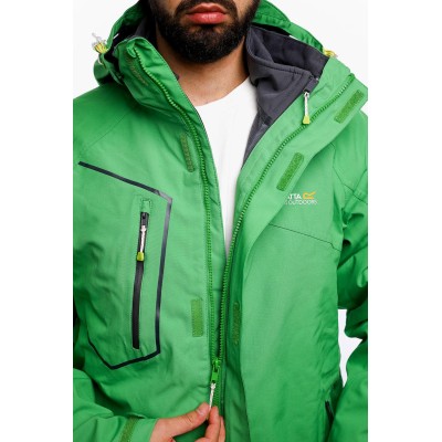 Regatta Everson 3 In 1 Erkek Mont-YEŞİL