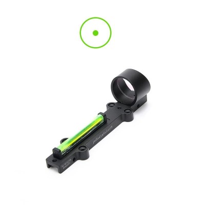 Kırmızı ve yeşil Fiber 1x2 8 kırmızı nokta görüşü avcı ışığı ağırlık kapsam Fit av tüfeği kaburga ray kopy