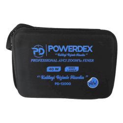 Powerdex PD-12000 Profesyonel Avcı El Feneri 40W 4000 Lümen